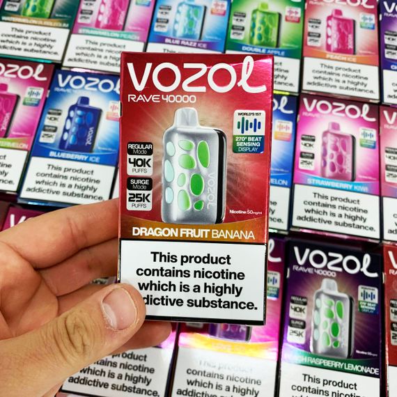 Vozol Rave 40000. Драконий фрукт Банан (Dragon Fruit Banana) | Зображення 1