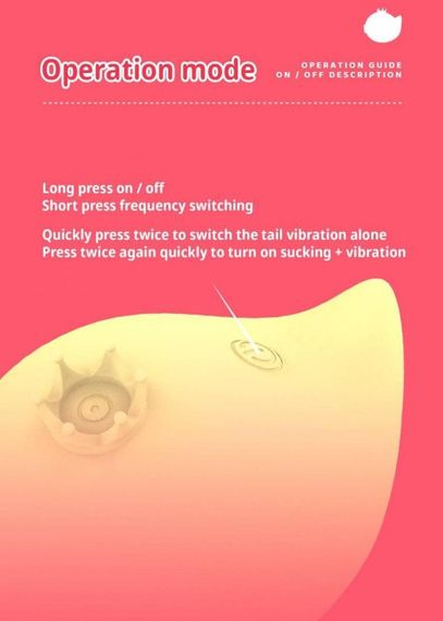 Вакуумний стимулятор клітора з вібрацією Rachel, жовтий sexstyle | Зображення 8