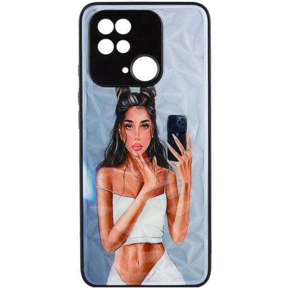 TPU+PC чохол Prisma Ladies для Xiaomi Redmi 10C / Poco C40 TPU+PC, Black in White | Зображення 1