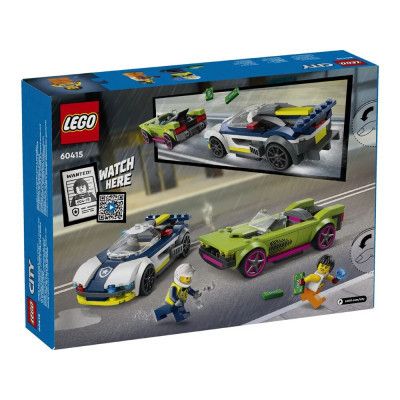 Конструктор LEGO City Переслідування маслкара на поліцейському автомобілі 213 деталей (60415) | Зображення 7
