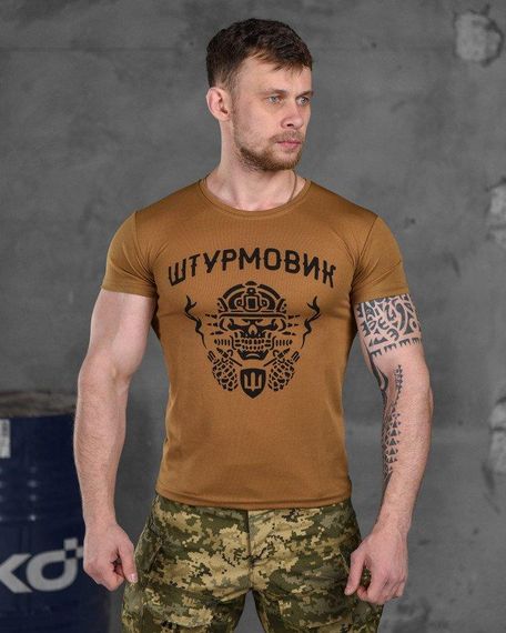 Футболка Штурмовик тактическая мужская кулмакс койот | Зображення 2