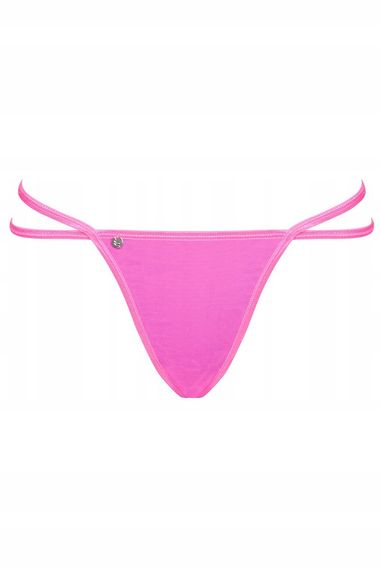 Сексуальні стрінги з ланцюжком Obsessive Chainty thong pink S/M | Зображення 3
