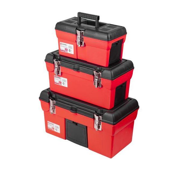 Комплект ящиків для інструменту з металевими замками, 3 од. INTERTOOL BX-0006