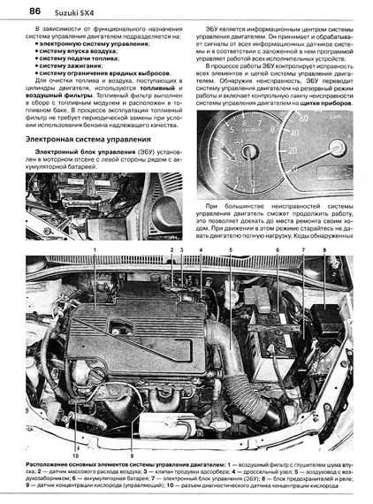 Suzuki SX4 / Fiat Sedici. Посібник з ремонту й експлуатації. Книга | Зображення 8