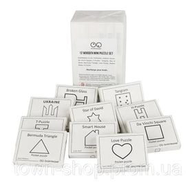 Набор деревянных головоломок "Wooden mini puzzle set" Заморочка 12en