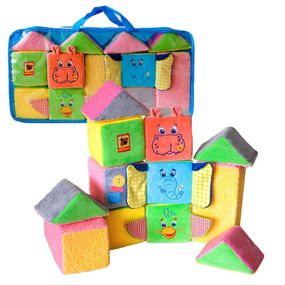 Дитячий м'яконабивний Максіконструктор МС 090602-07, 12 елементів