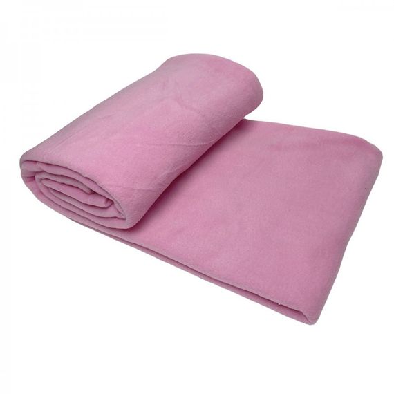 Плед флісовий Comfort ТМ Emily рожевий 150х210 см