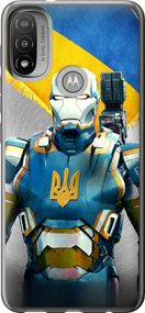 Чехол на Motorola E20 Украинский киборг "980u-2509-17620"