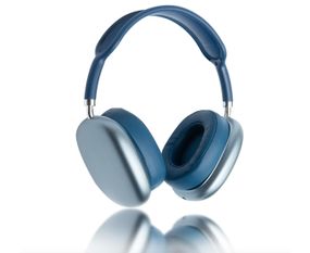 Бездротові повнорозмірні навушники Bluetooth Macaron P9 Max сині