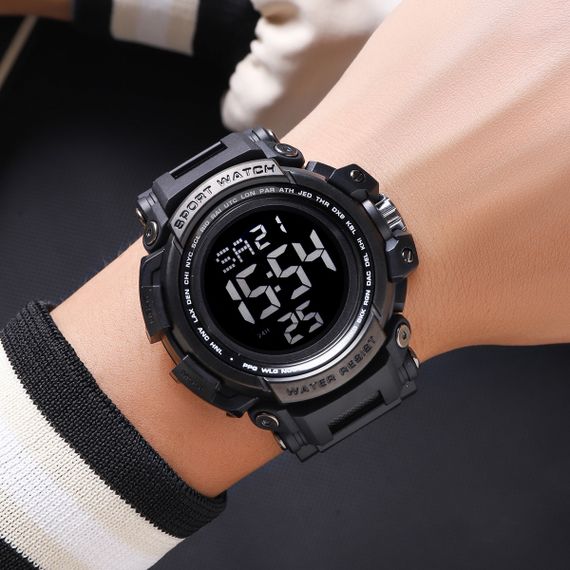 Спортивний чоловічий годинник Skmei 2422BK Black | Зображення 3