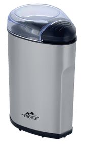Кофемолка электрическая Monte MT-1409 для зернового кофе с мощным мотором