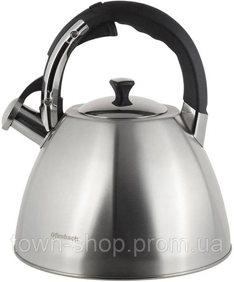 Чайник Ofenbach Augsburg 4.5л со свистком, нержавеющая сталь NB-100309 | Зображення 1