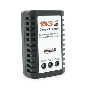Зарядний пристрій B3Mini для літієвих акумуляторів 2S-3S DC 7.4V/11.1V 750mA/Max, з індикацією, BOX + перехідник