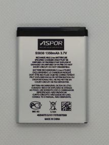 Акумулятор Aspor for Samsung S5830/S5660/S6102/S6802/S6012/S6312 1350mAh