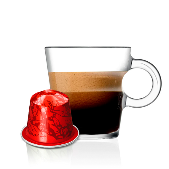 Міцна кава в капсулах Nespresso Napoli 13 тубус 10 шт Неспресо купаж міцної кави Наполі | Зображення 3