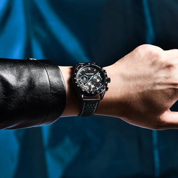 Годинник P2agani Design PD-1779 Black-Blue | Зображення 1