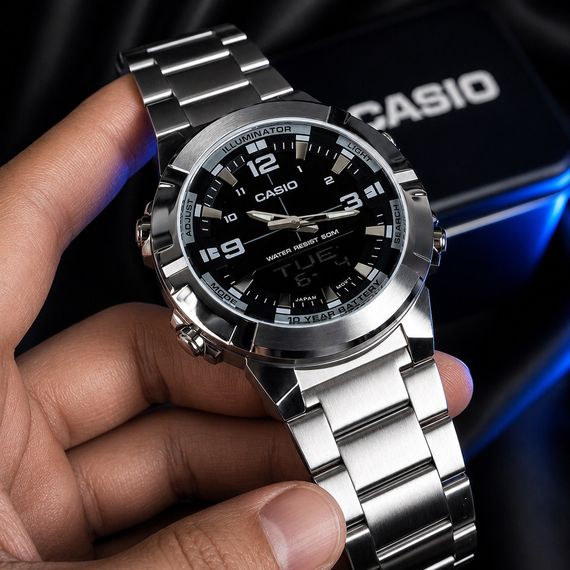 Чоловічий годинник Casio AMW-870D-1A | Зображення 1