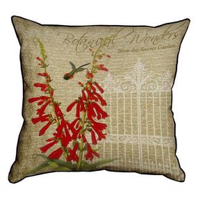 Подушка с мешковины Botanical wonders 45x45 см (45PHB_BOT027_BR)