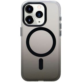 Чехол TPU+PC Shadow with MagSafe для Apple iPhone 15 Pro (6.1") Black