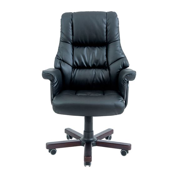 Крісло Конгрес Вуд M-2 Широкий (Anyfix Wide) Чорний | Зображення 1