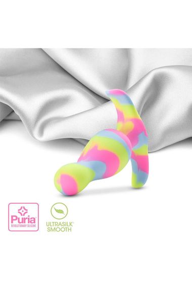 Анальна пробка різнокольорова AVANT KALEIDO LIME Sex Aura | Зображення 5