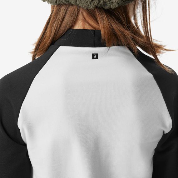 Термофутболка дитяча BL 500 для лижного спорту чорна/біла з принтом - 4 роки 98-104 см | Зображення 3