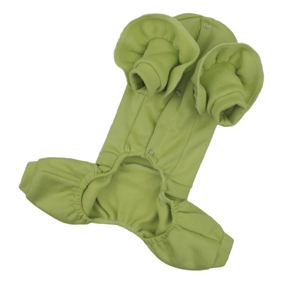 Костюм трьохнитка рюша оливка D-166 | Зображення 3