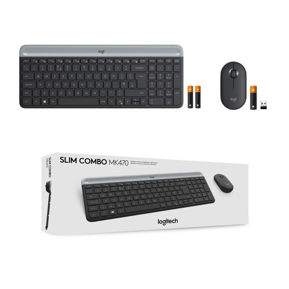 IT набір Logitech MK470 Slim Wireless Combo, US, Graphite (920-009204) | Зображення 9