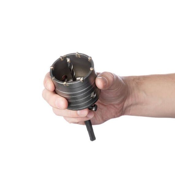 Комплект: свердло корончасте для бетону 68 мм+Перехідник SDS Plus 100 мм INTERTOOL SD-70681 | Зображення 3