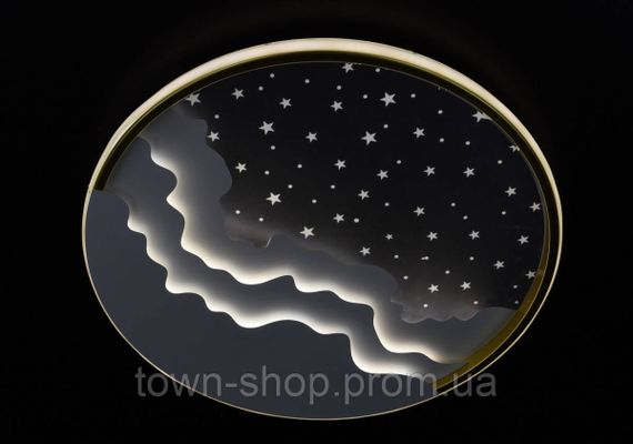 Люстра потолочная LED 2359-500-wh-gd-k Золото 6х51х51 см. | Зображення 8