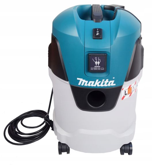 Пилосос промисловий Makita VC2512L (25 л, 21 кПа, 3.6 м³/хв, 1000 Вт) | Зображення 1