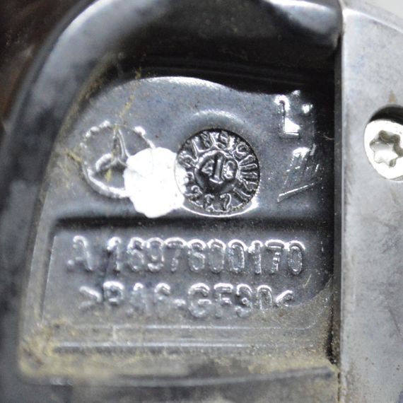 Ручка двері бокової лівої Mercedes-Benz A W169 B W245 Ручка лівої двері Мерседес в169 в245 A1697600170 | Зображення 3