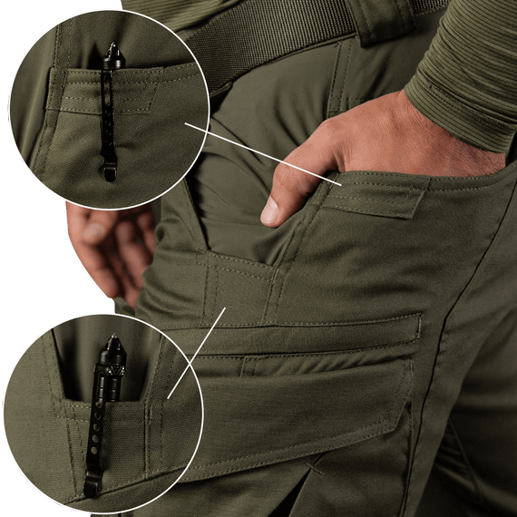 Штани Спартанець Canvas Олива (8085), XXL | Зображення 8