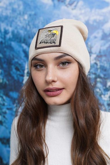 Шапка «Eagle» (5147-3) светлый кофе