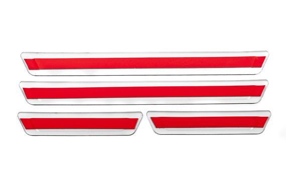 Универсальные накладки на пороги Ауди V-3 (4 шт., нержавейка) для Ауди | Зображення 3