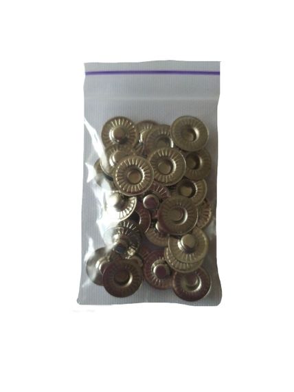 Застібка Альфа 15 мм Нікель 30 шт (213656) | Зображення 4