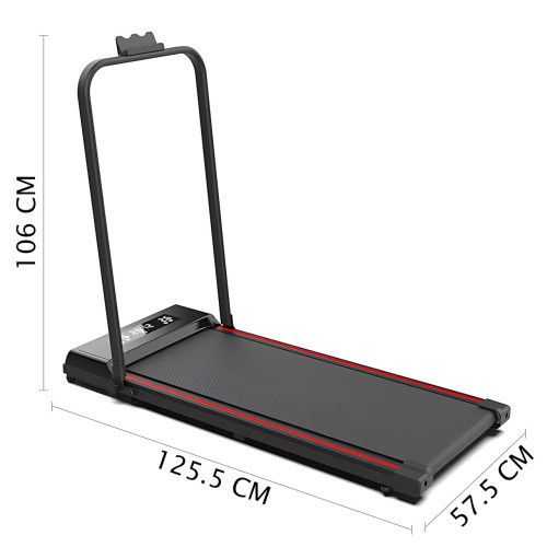 Складана бігова доріжка YXT003 3-в-1 Walking Pad, до 150 кг, 10 км/год, з пультом, LED-дисплеєм, зона бігу 107×40 см | Зображення 9