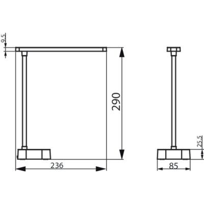 Настольная лампа Philips LED Reading Desk lamp Tilpa біла (929003241507) | Зображення 1