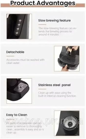 Турецкая кофеварка Sokany SK-04010  700 Вт с антипригарным покрытием и защитой от перегрева | Зображення 4