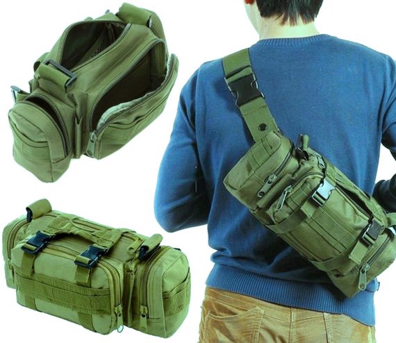Тактична сумка Molle Combat Sachet хакі | Зображення 5