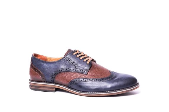 Туфлі синьо - коричневі Covalli 45 розмір | Зображення 2