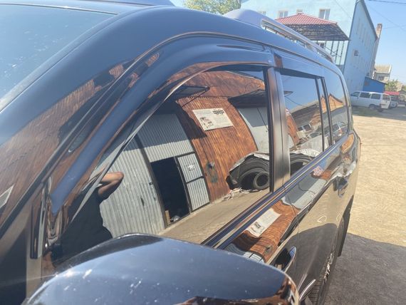 Ветровики 8 см (4 шт, HIC) для Lexus LX570 / 450d | Зображення 8