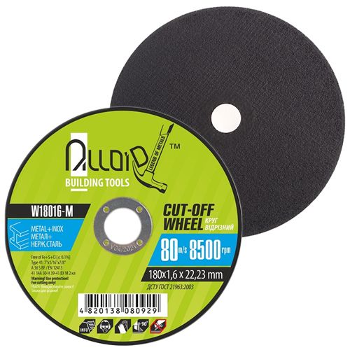 Круг відрізний для металу Alloid 41 14А 180 1,6 22,23