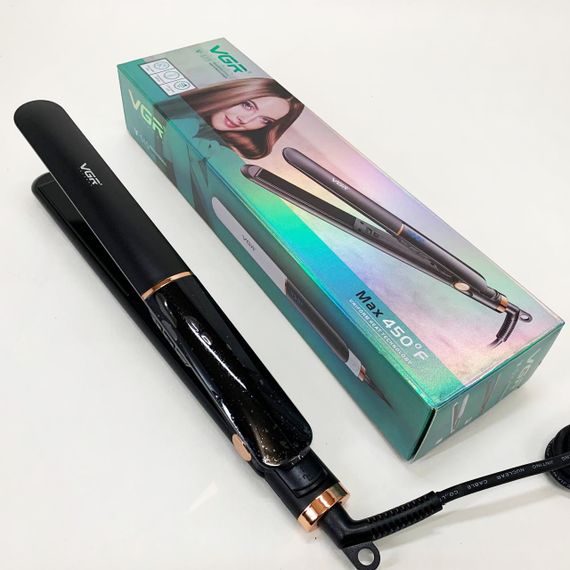 Утюжок-выпрямитель мощный VGR, Утюжок для волос узкий, Утюжок для ухода за волосами RP-72 | Зображення 3