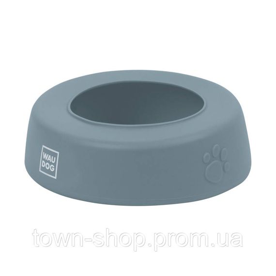 Миска-непроливайка  WAUDOG Silicone, 1 л серый | Зображення 2