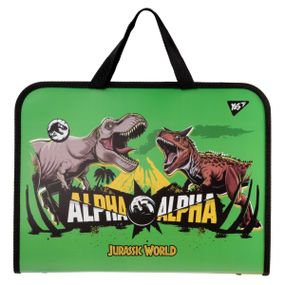 Папка-портфель на блискавці FC YES Jurassic World 491988 26х35х3 см