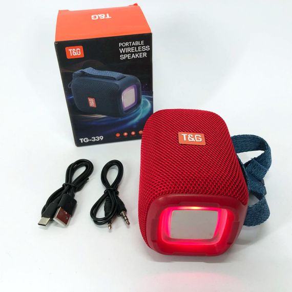 Блютуз колонка с динамичной подсветкой TG339, Bluetooth колонка с динамической подсветкой OD-54 | Зображення 2