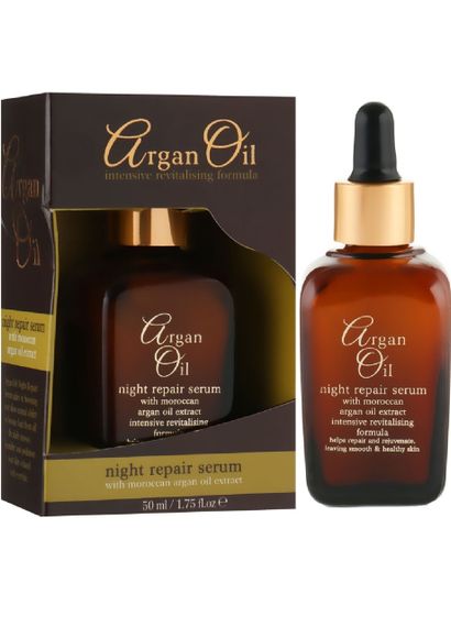 Нічна відновлююча cироватка для обличчя Xpel Argan Oil 30 мл