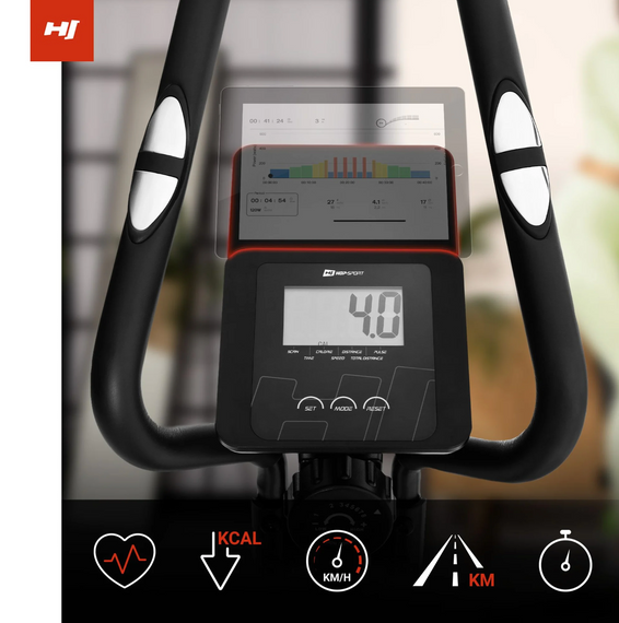 Орбитрек магнитный Hop-Sport HS-450B Dynamic черно-золотистый | Зображення 7