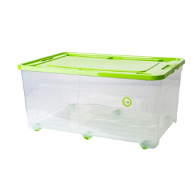Контейнер 50л прозорий/оливковий/оливковий Smart Box Алеана